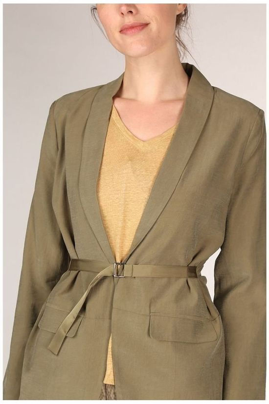 Yaya Blazer ed Detail On Back dark khaki