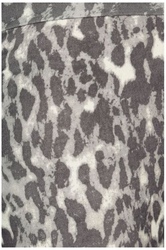 Yaya Legging Stretch Large Waistband Mid Grey/Sand Brown
