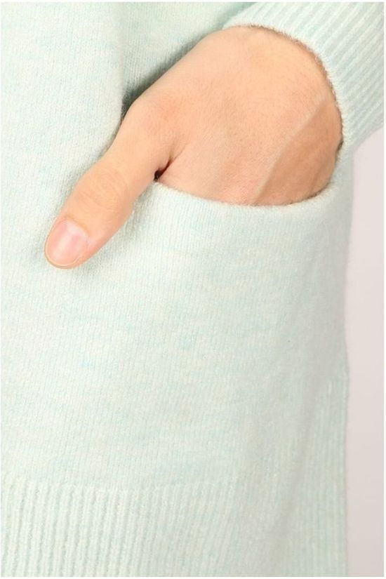 Yaya Cardigan Alpaca Mix Front Pockets light green
