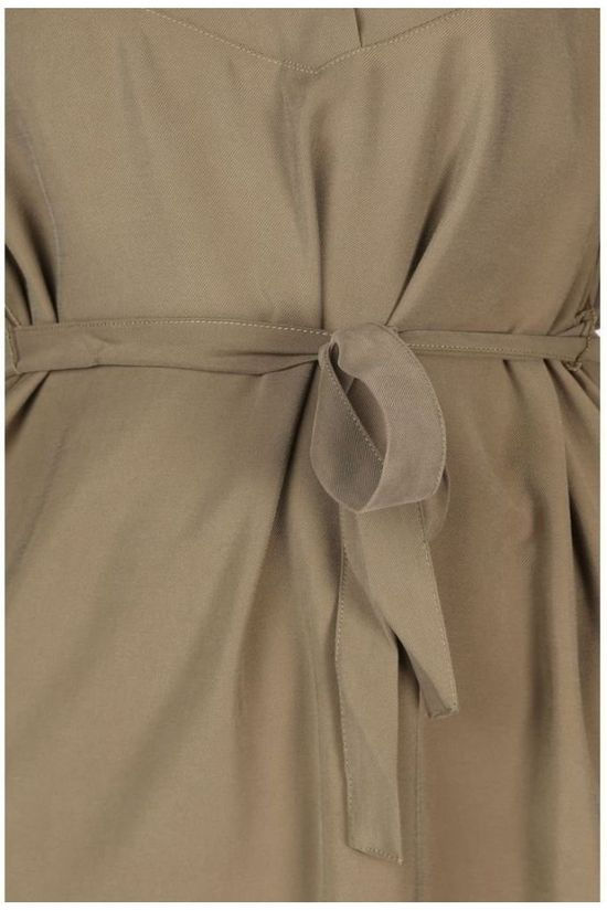 Yaya Robe ed Midi With Splits dark khaki