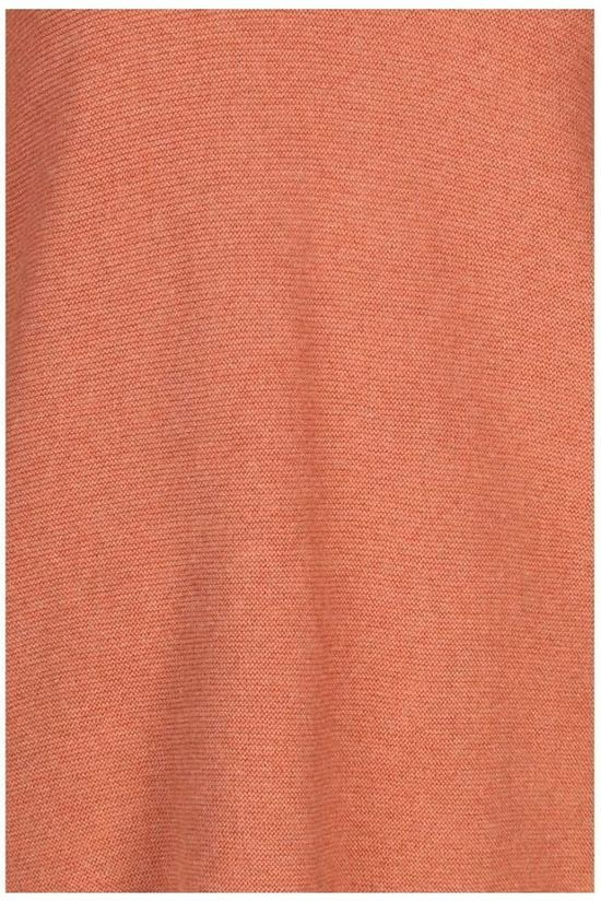 Yaya Pull Cotton Mix Ribbed With Small Splits On Sides dark red