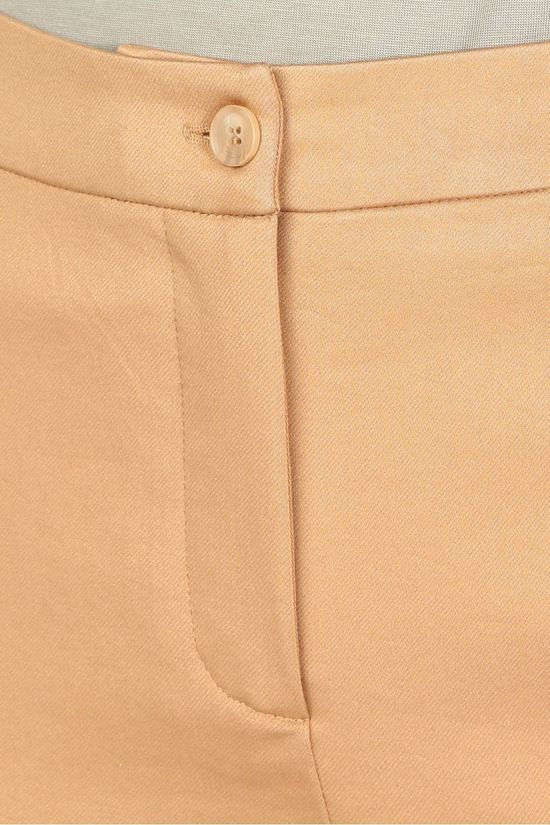 Yaya Broek Relaxed Fit Sand Brown