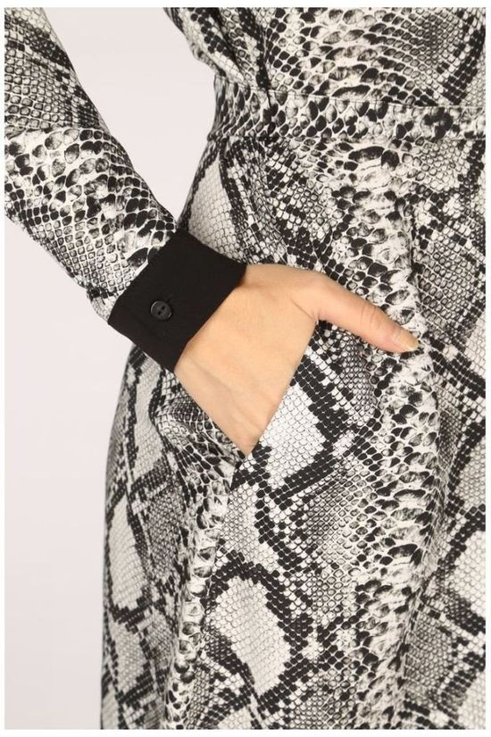 Geisha Robe 97753-20 Off White/Black