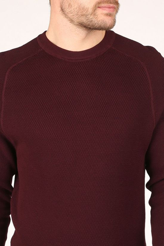 Tommy Hilfiger Trui Two Structure Bordeaux / Maroon
