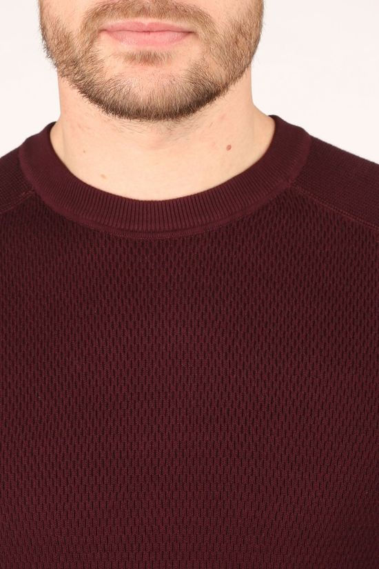 Tommy Hilfiger Trui Two Structure Bordeaux / Maroon