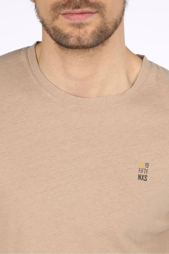 No Excess T-Shirt 11320201 Sand Brown