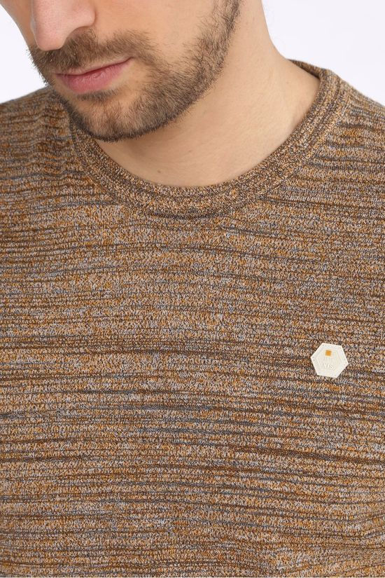 No Excess Trui 11210211 Sand Brown/Mid Yellow