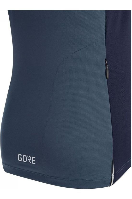 Gore Wear T-Shirt C3 Zip dark blue