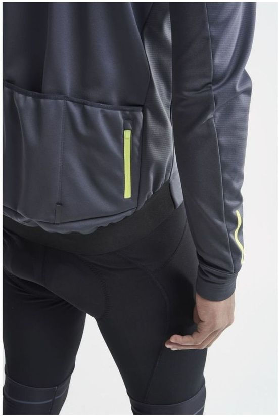 Craft Windstopper Route Dark Grey/Lime Green