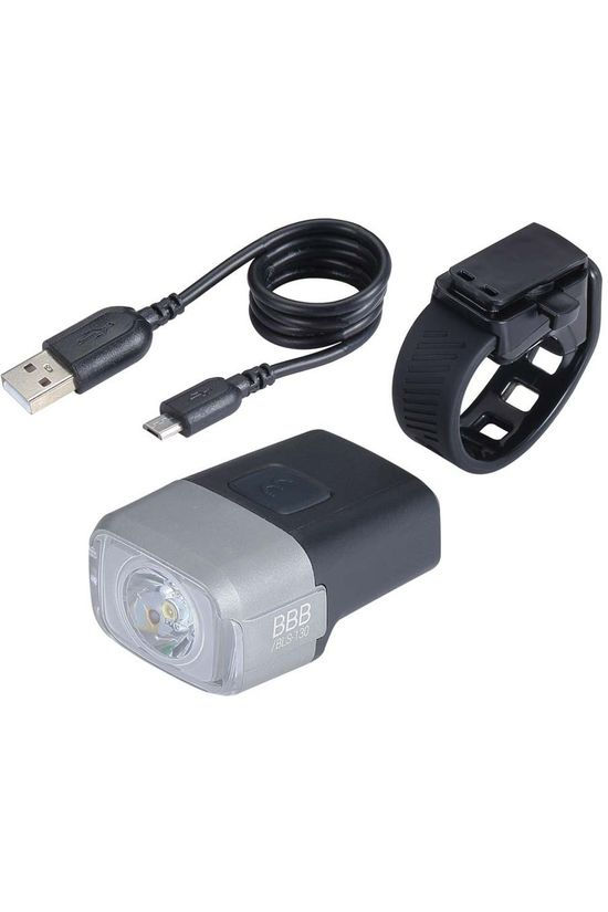 BBB Fietsverlichting Nanostrike 400 mid grey