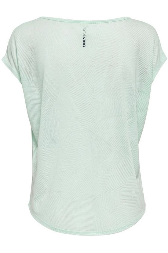 Only Play T-Shirt Jim Curved Burnout Ss Lhs light green
