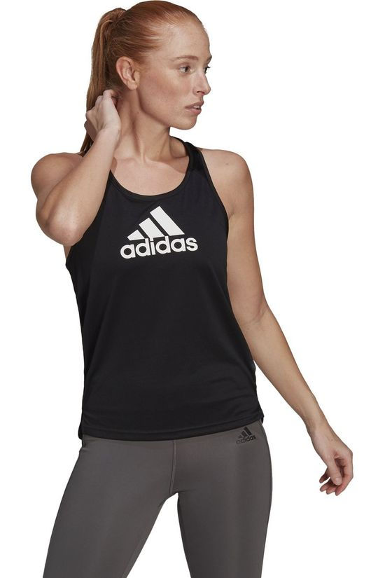 Adidas_test Top W Bl Tk Black/White