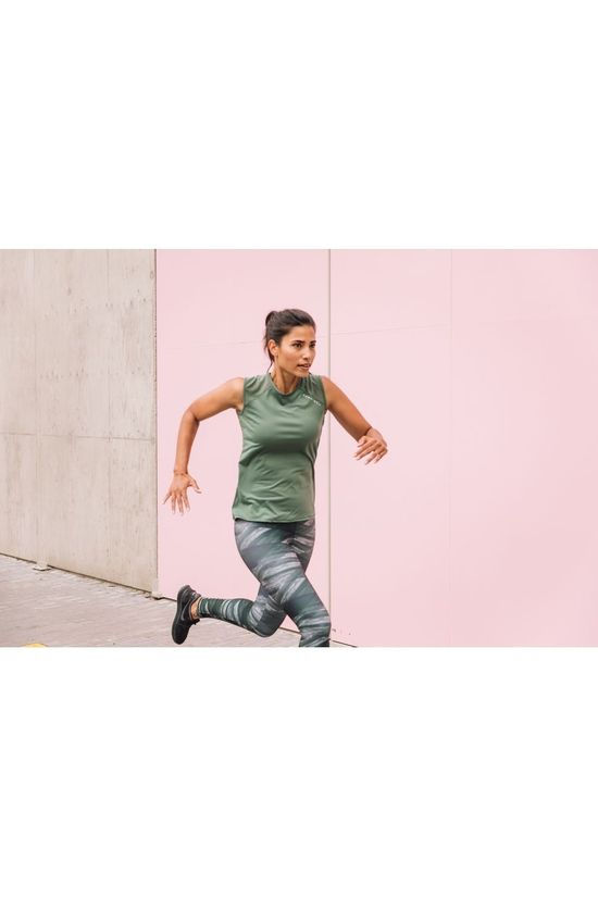 Röhnisch Top Asta Mesh Singlet mid green