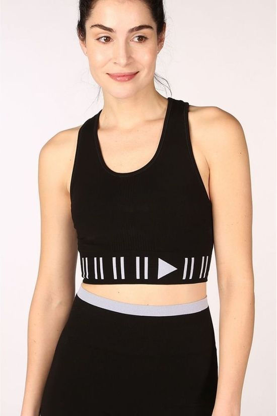 PlayPauze Brassière Heart Black