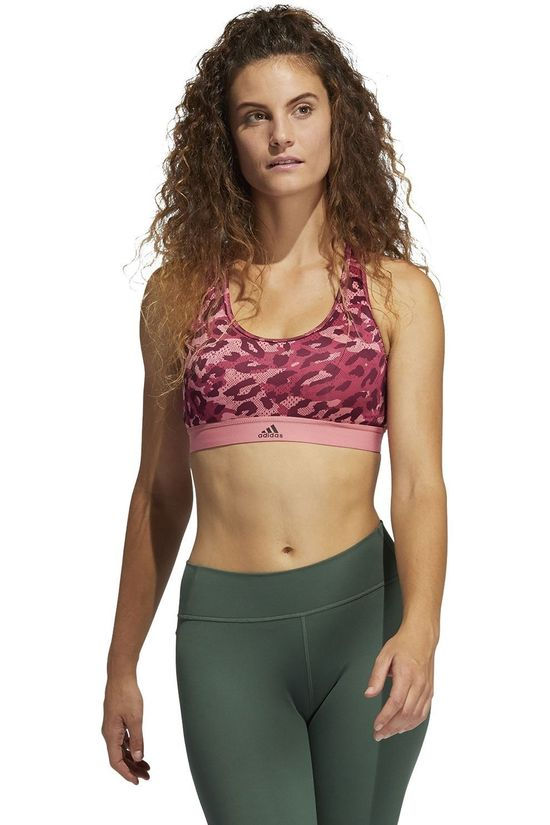 Adidas_test Sport Bh Bt Aop Bra Mid Pink/Assorted / Mixed