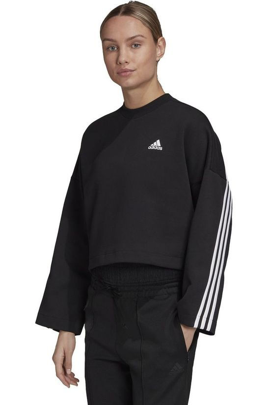 Adidas_test Pull W 3S Dk Crew Black
