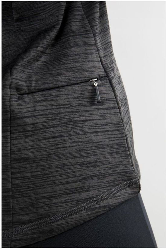 Craft T-Shirt Grid Halfzip Black/Dark Grey