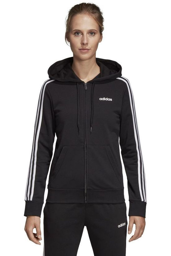 Adidas_test Pull W E 3S Fz Hd Black