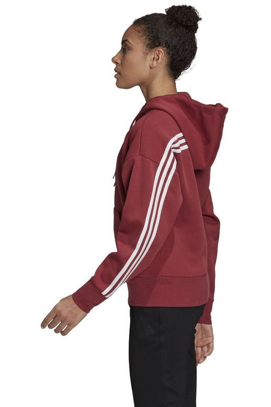 Adidas_test Pull W 3S Dk Fz S Hd red