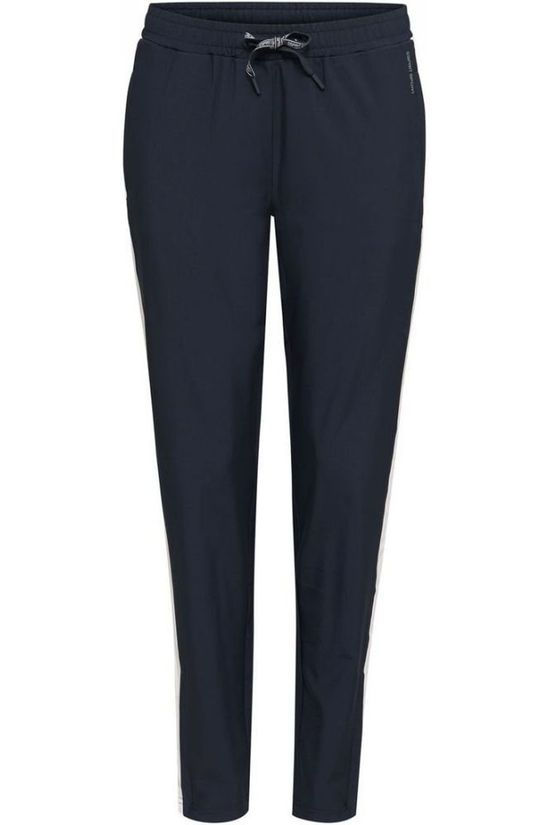 Esprit Joggingbroek Woven Solid Navy Blue/White