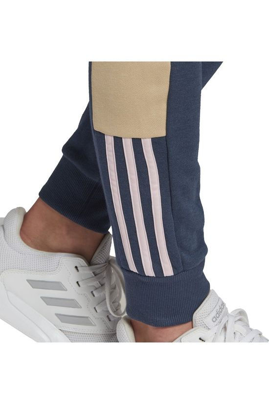 Adidas_test Joggingbroek W Lin T C Pt Dark Blue/Sand Brown