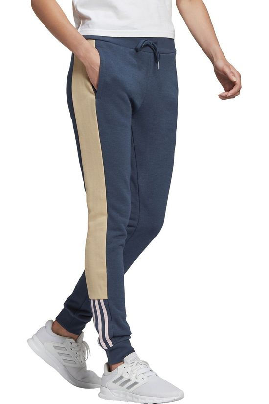 Adidas_test Joggingbroek W Lin T C Pt Dark Blue/Sand Brown