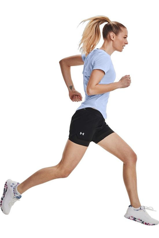 Under Armour Short Isochill Run 2In1 Black