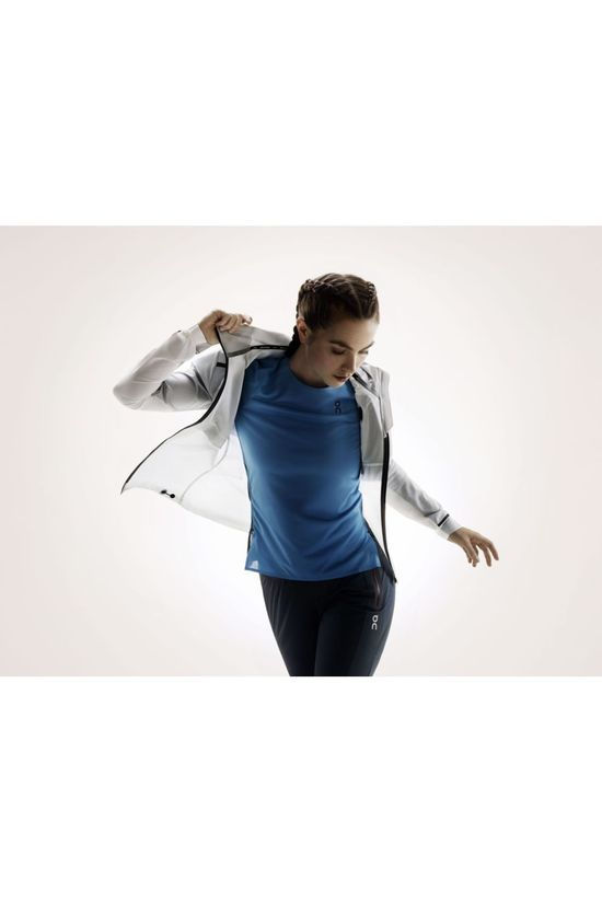 On Running Coupe-Vent Weather-Jacket mid grey/off white