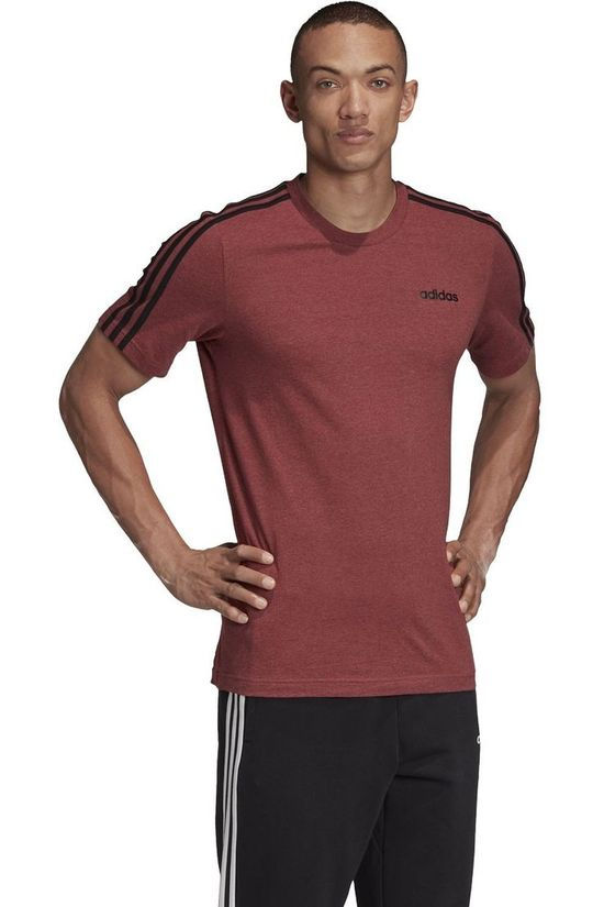 Adidas_test T-Shirt E 3S Tee Bordeaux / Maroon