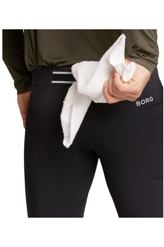 Bjorn Borg Legging Night Tights Running From Daylight Black