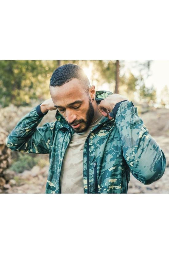 Bjorn Borg Windstopper Wind Jacket Green/Ass. Camouflage