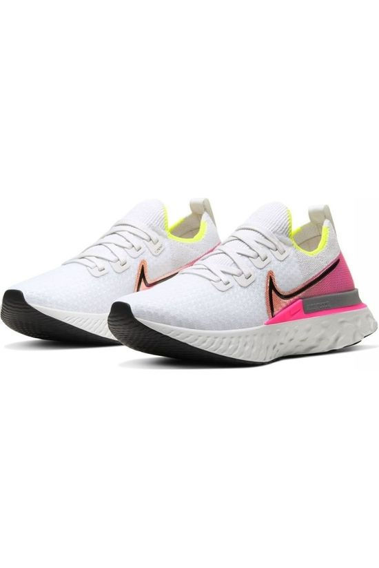 Nike Chaussure Nike React Infinity Run Flyknit off white/red
