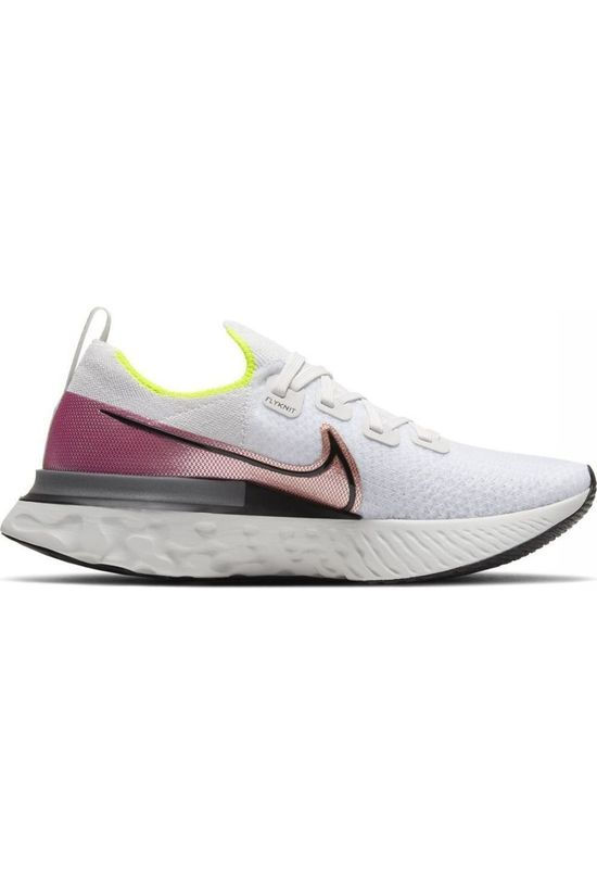Nike Schoen Nike React Infinity Run Flyknit off white/red