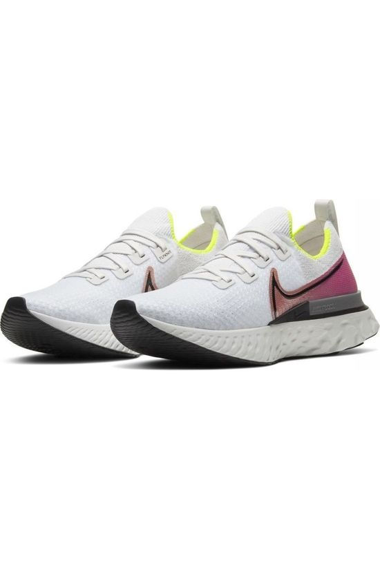 Nike Schoen Nike React Infinity Run Flyknit off white/red