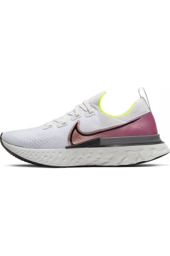 Nike Schoen Nike React Infinity Run Flyknit off white/red